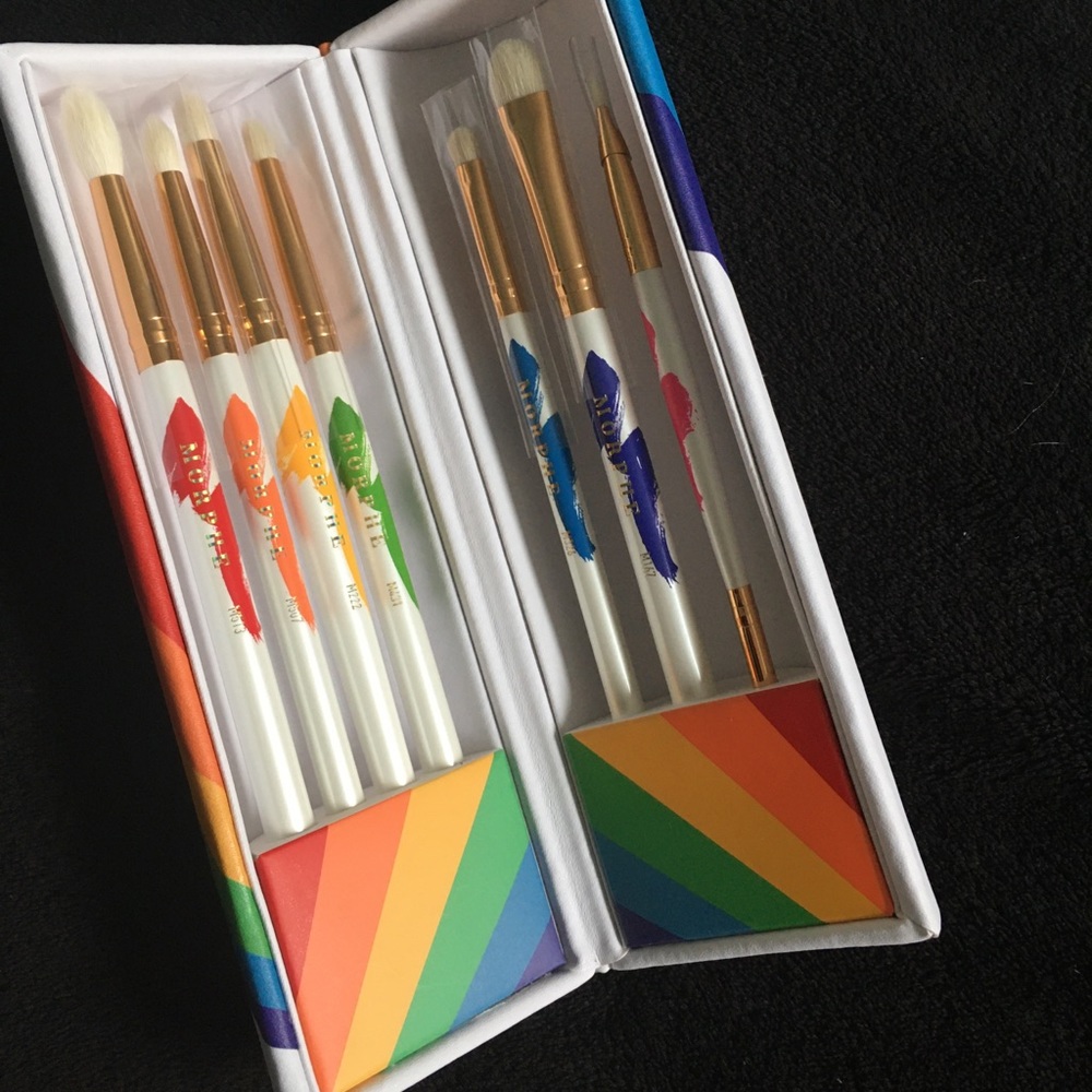 Morphe Live In Color Brush Set & Case NWT - Picture 2 of 10